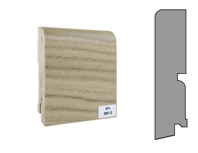 Плинтус шпонированный  Finitura/Финитура  120х30х2400мм арт.015